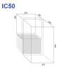 Компрессорный автохолодильник ICE CUBE IC50 серый (12/24/110/220V)
